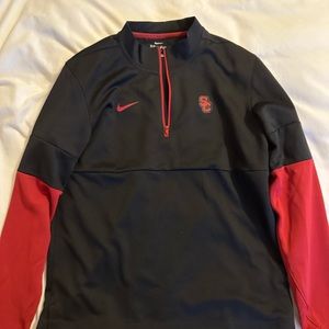 USC Trojans Quarter zip. Size Medium.
